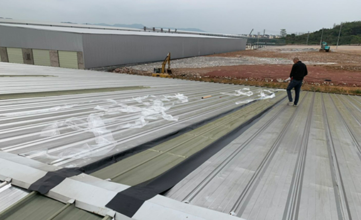 秭归厂房屋面防水维修案例